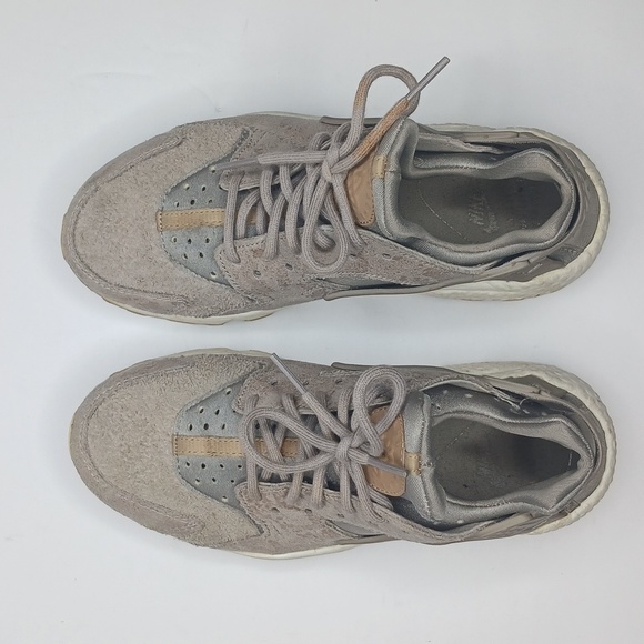 Nike Air Huarache Run CS Cobblestone Mushroom-Sail sneakers - Picture 5 of 8